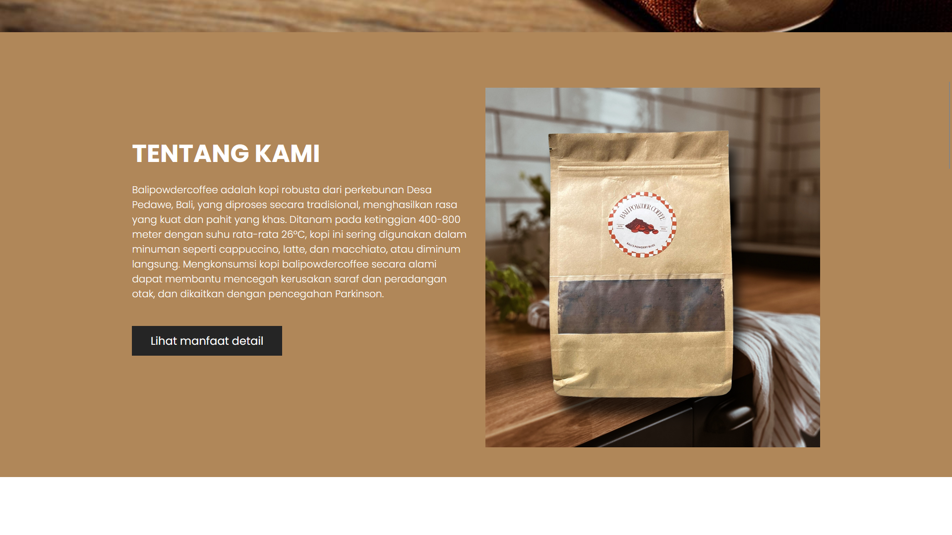Web Bali Powder Coffee