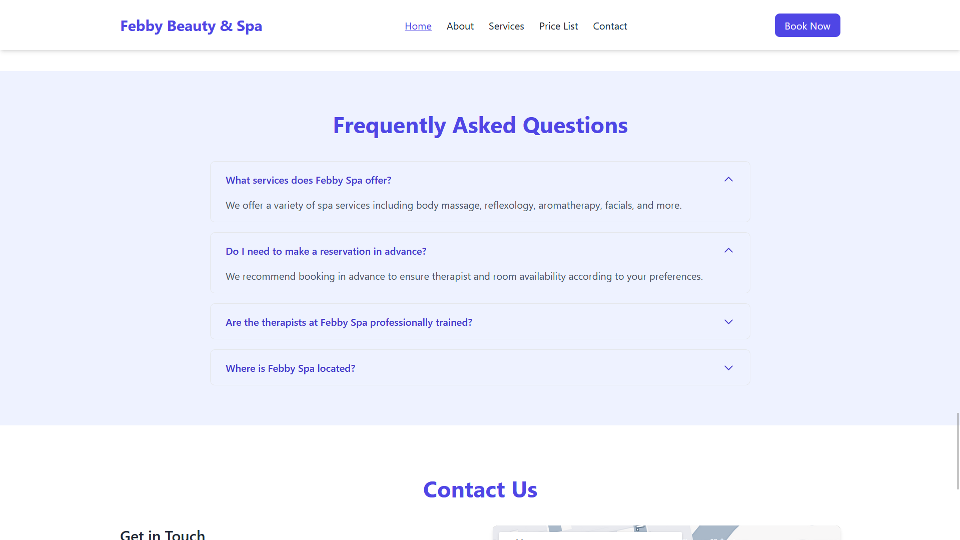 Web Febby Beauty & Spa