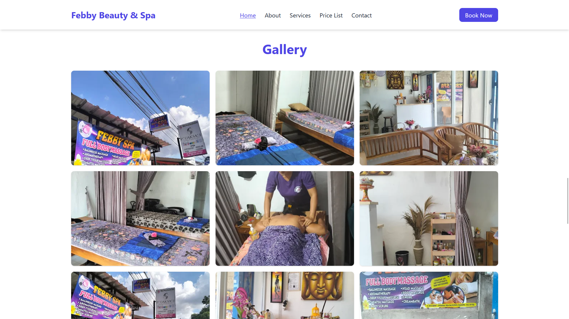 Web Febby Beauty & Spa