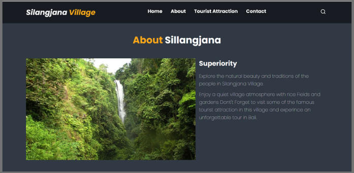 Web Silangjana Village